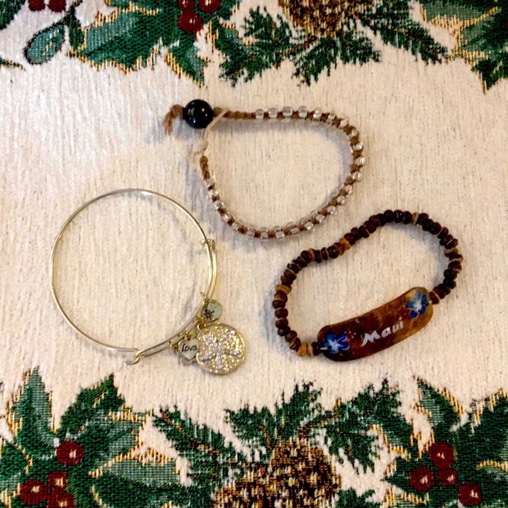 Three fun bracelets!